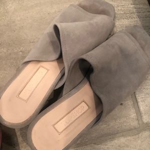 TOPSHOP | leather SANDLE with heels
